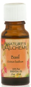 Nature&rsquo;s Alchemy 100% Pure Essential Oil Basil 0.5 OZ